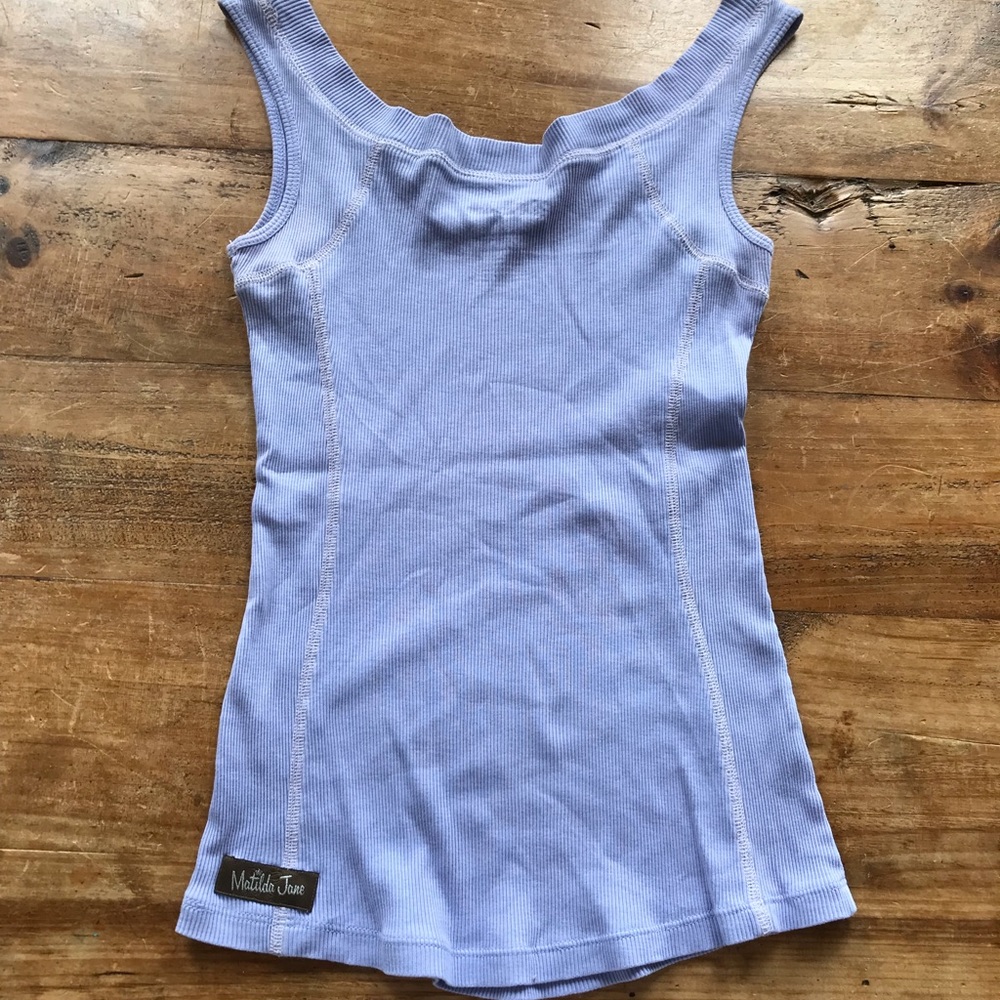 Matilda Jane Hammond Bay Purple Jane Tank Sz Small